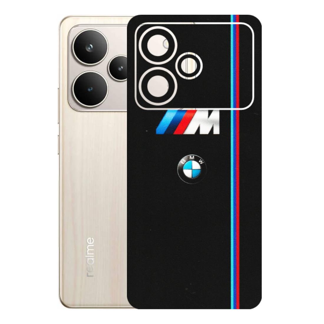 Realme Phone Skins (All Models) - Styling With Black BMW - Matte Finish (M-74) Realme P4 5G