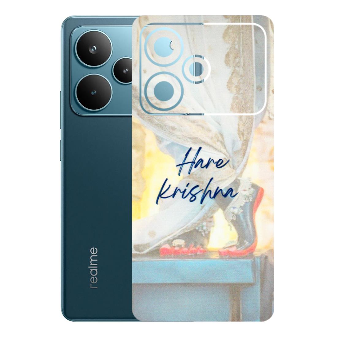 Realme Phone Skins (All Models) - Hare Krishna - 3D Embossed Finish (L-03) Realme P4 Pro 5G