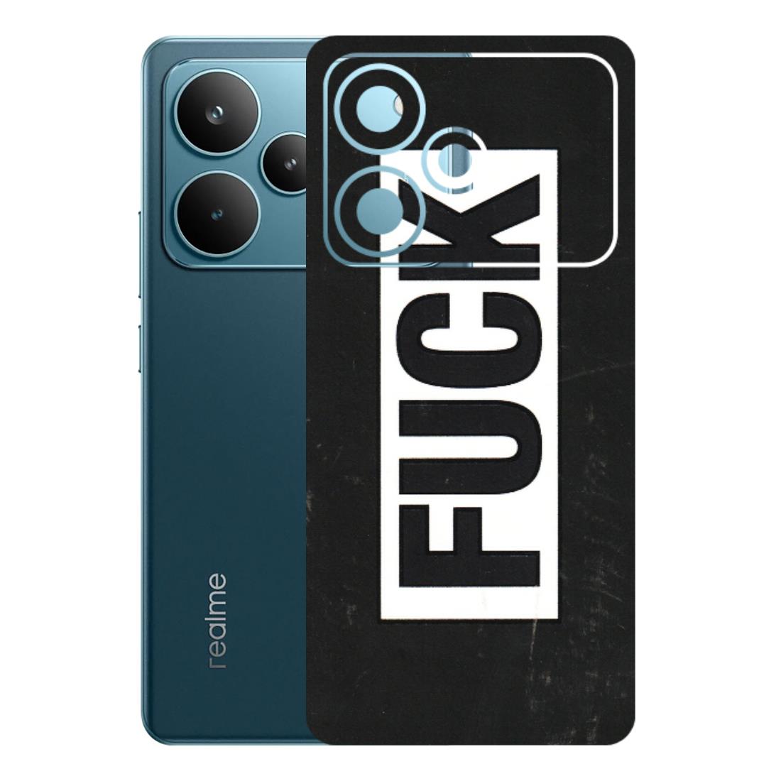 Realme Phone Skins (All Models) - The F Word - 3D Embossed Finish (L-255) Realme P4 Pro 5G
