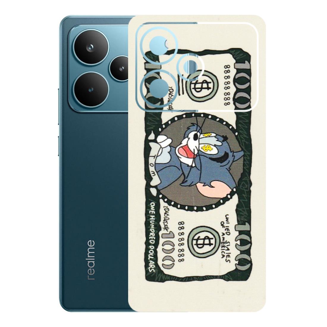 Realme Phone Skins (All Models) - Tom Hundred Dollar - 3D Embossed Finish (L-324) Realme P4 Pro 5G