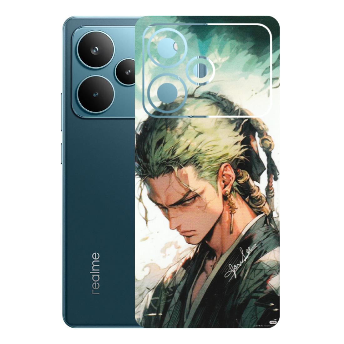 Realme Phone Skins (All Models) - New Roronoa Zoro One Picece Anime - Matte Finish (M-140) Realme P4 Pro 5G