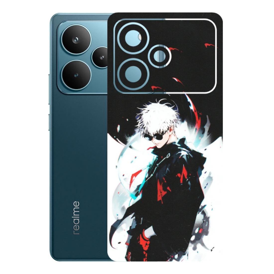 Realme Phone Skins (All Models) - Gojo Powerful Charater Kaisen Anime - Matte Finish (M-144) Realme P4 Pro 5G