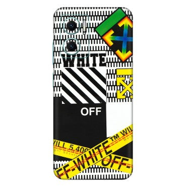 Xiaomi Redmi Phone Skins (All Models) - White Off Abstract - 3D Embossed Finish (L-172) Mi 10 5G