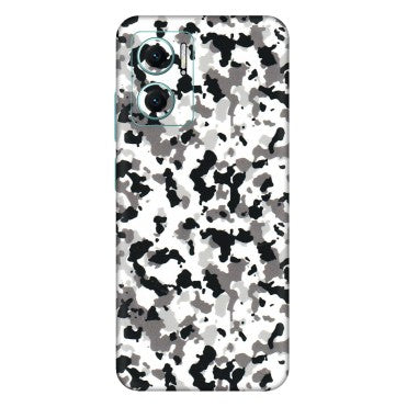 Xiaomi Redmi Phone Skins (All Models) - White Black Camouflage - 3D Embossed Finish (L-18) Mi 10 5G