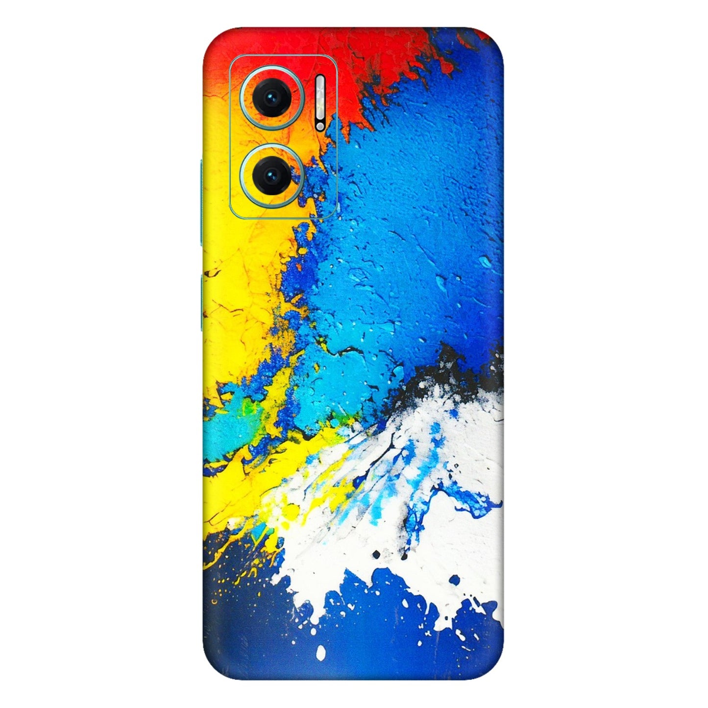 Xiaomi Redmi Phone Skins (All Models) - Acrylic Paint Spill - 3D Embossed Finish (L-229) Mi 10 5G