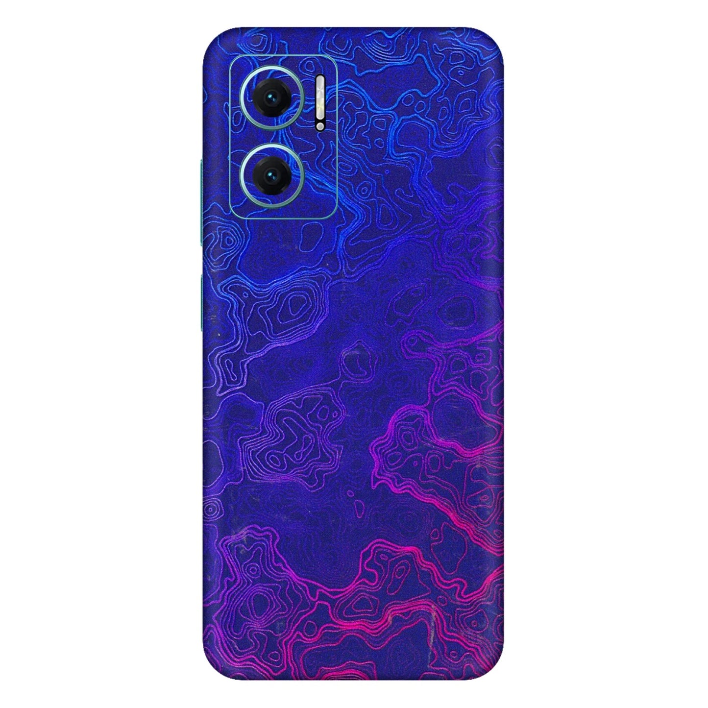 Xiaomi Redmi Phone Skins (All Models) - Purple Ripples Swirl - 3D Embossed Finish (L-314) Mi 10 5G
