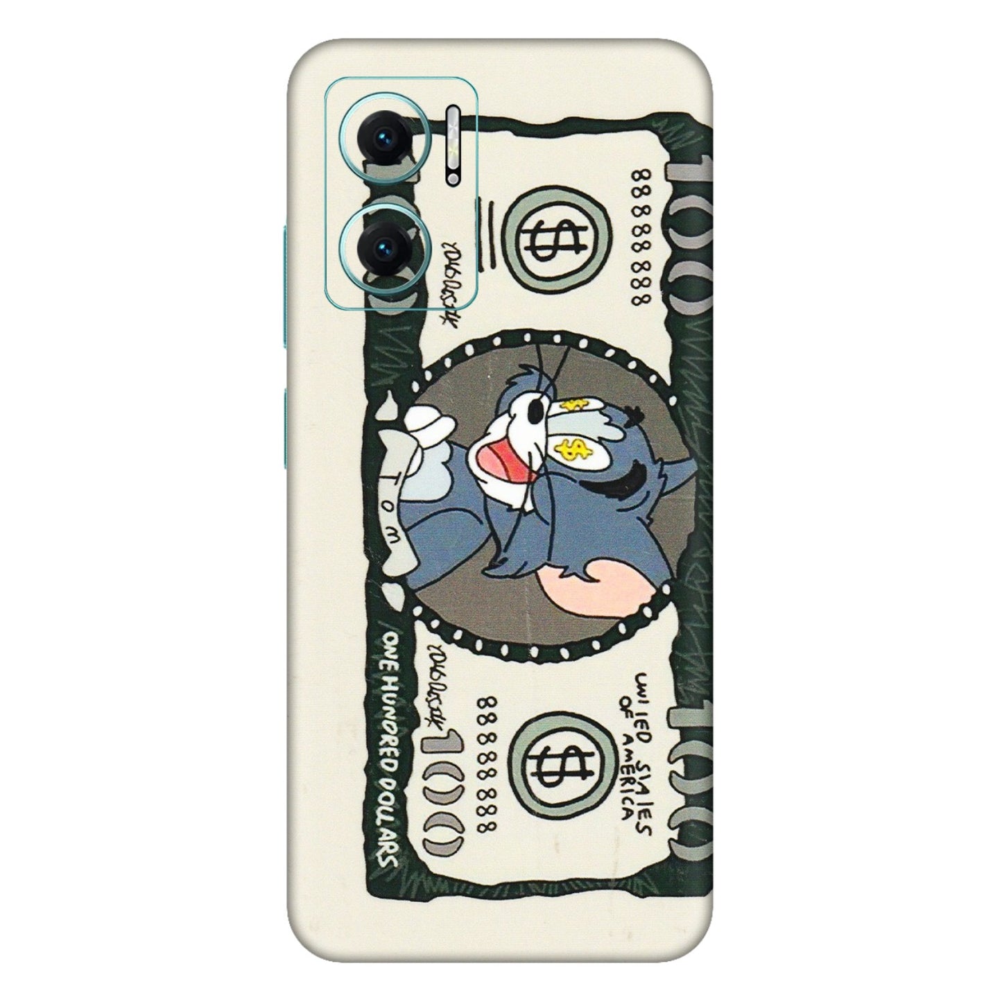 Xiaomi Redmi Phone Skins (All Models) - Tom Hundred Dollar - 3D Embossed Finish (L-324) Mi 10 5G