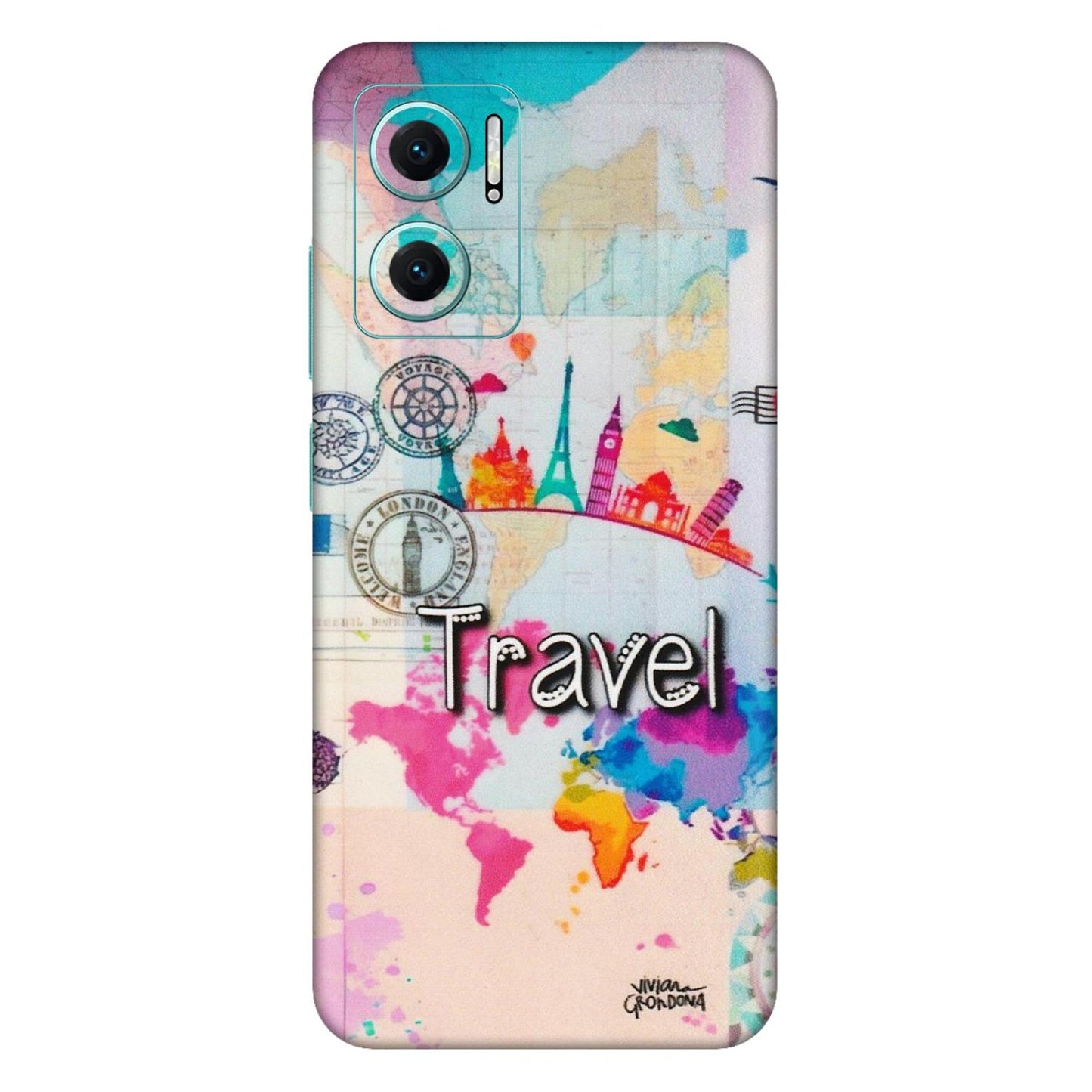 Xiaomi Redmi Phone Skins (All Models) - Travel The Wonders - Matte Finish (M-108) Mi 10 5G