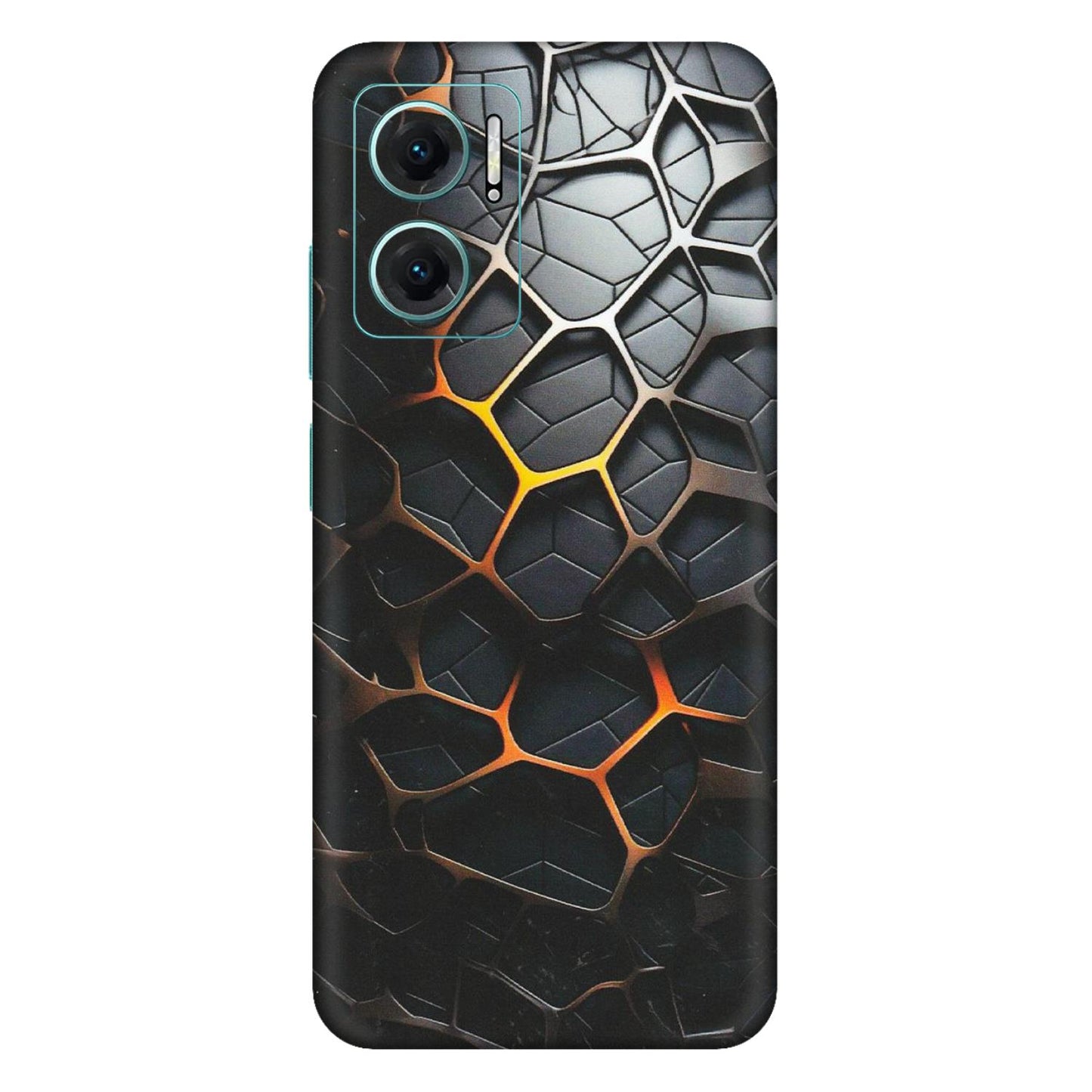 Xiaomi Redmi Phone Skins (All Models) - New Abstract Graphite Tiles - Matte Finish (M-130) Mi 10 5G