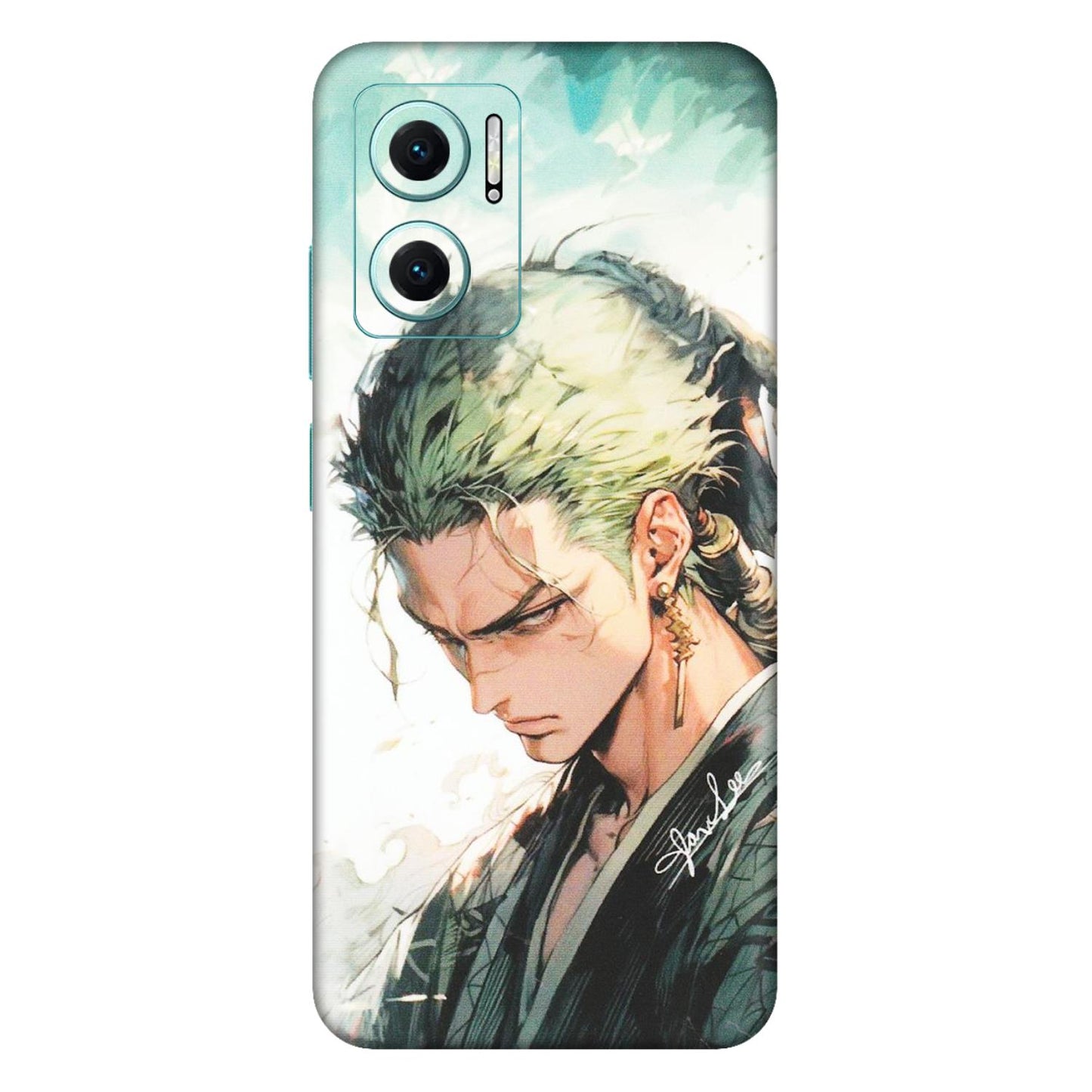 Xiaomi Redmi Phone Skins (All Models) - Pirate Hunter One Piece Anime - Matte Finish (M-157) Mi 10 5G