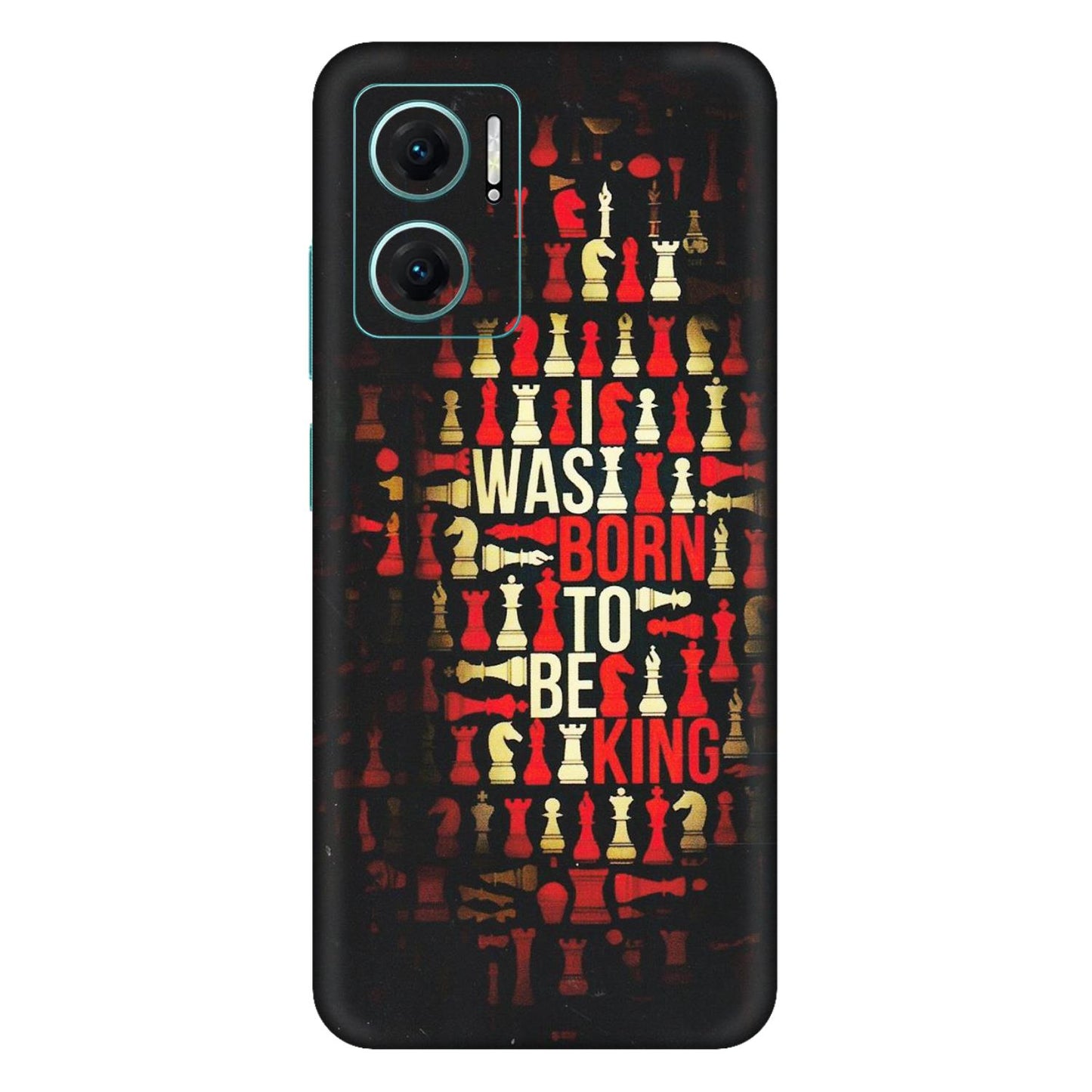 Xiaomi Redmi Phone Skins (All Models) - Born To Be King - Matte Finish (M-73) Mi 10 5G