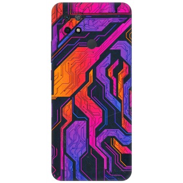Xiaomi Redmi Phone Skins (All Models) - Tech Circuits Futuristic - 3D Embossed Finish (L-07) Redmi 10