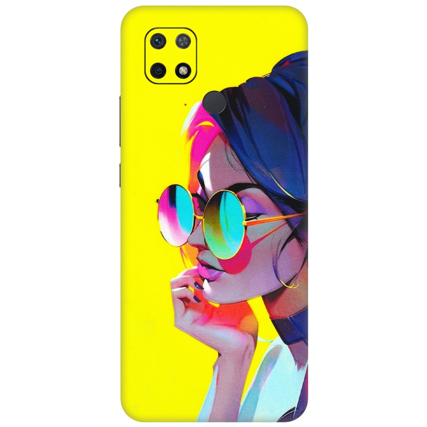 Xiaomi Redmi Phone Skins (All Models) - Bold Stylish Girl - 3D Embossed Finish (L-222) Redmi 10