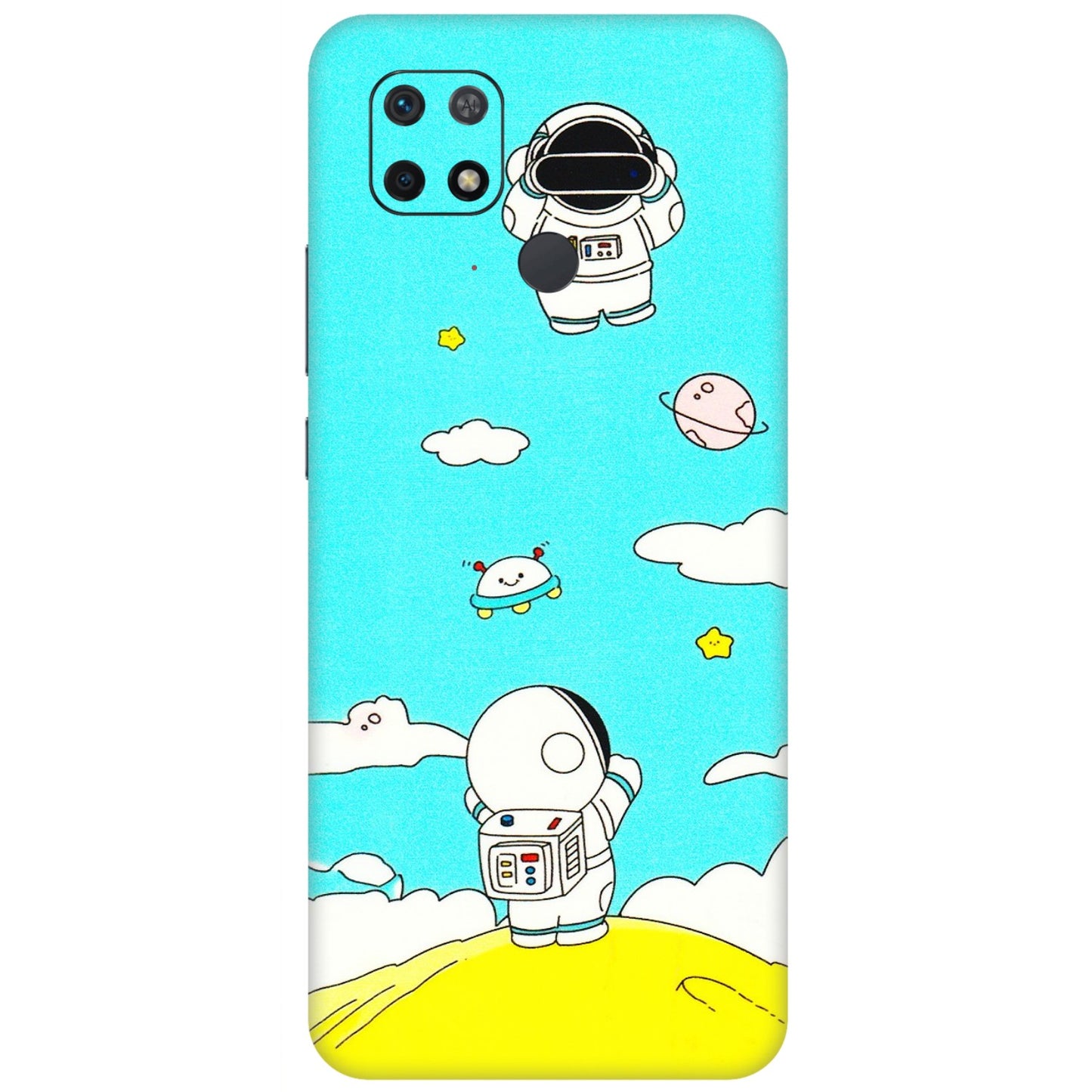 Xiaomi Redmi Phone Skins (All Models) - Blue Skies Astro Float - 3D Embossed Finish (L-230) Redmi 10