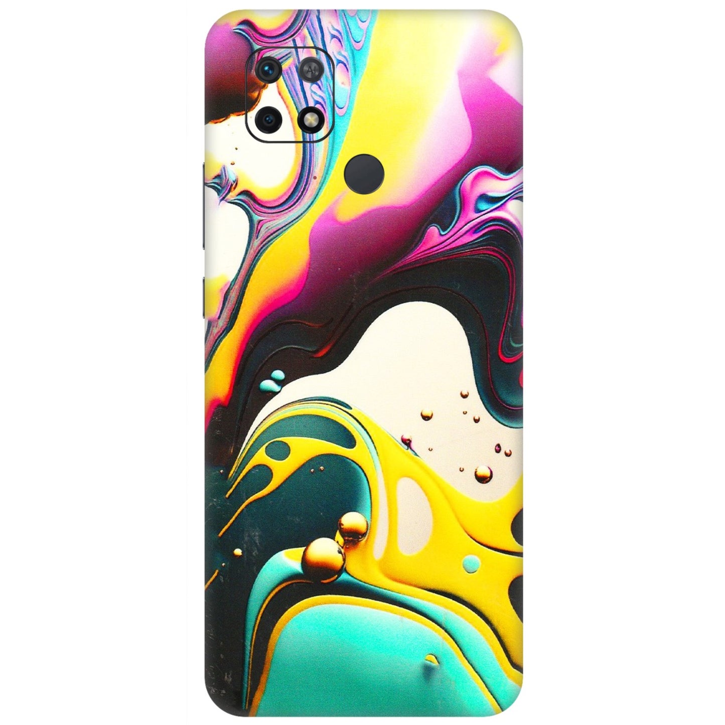 Xiaomi Redmi Phone Skins (All Models) - Multicolor Abstract pattern - 3D Embossed Finish (L-254) Redmi 10