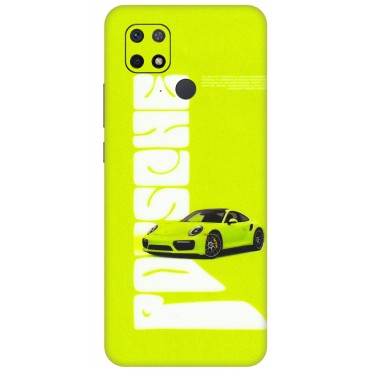 Xiaomi Redmi Phone Skins (All Models) - Lime Green Porche - 3D Embossed Finish (L-30) Redmi 10