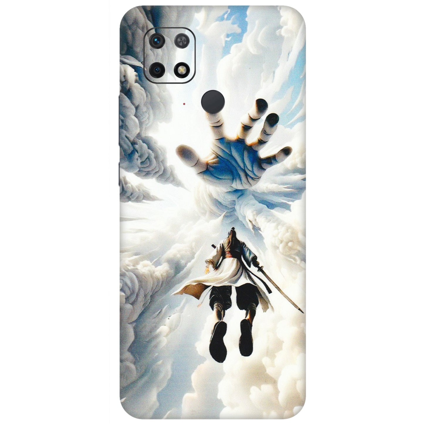 Xiaomi Redmi Phone Skins (All Models) - Big Hand With Monkey King - 3D Embossed Finish (L-323) Redmi 10