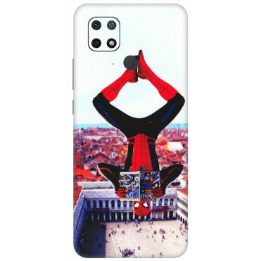 Xiaomi Redmi Phone Skins (All Models) - Spiderman Hanging - 3D Embossed Finish (L-53) Redmi 10