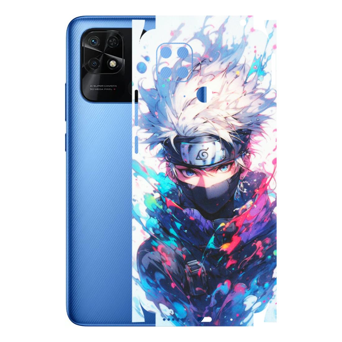 Xiaomi Redmi Phone Skins (All Models) - Naruto Face Mask - Matte Finish (M-03) Redmi 10