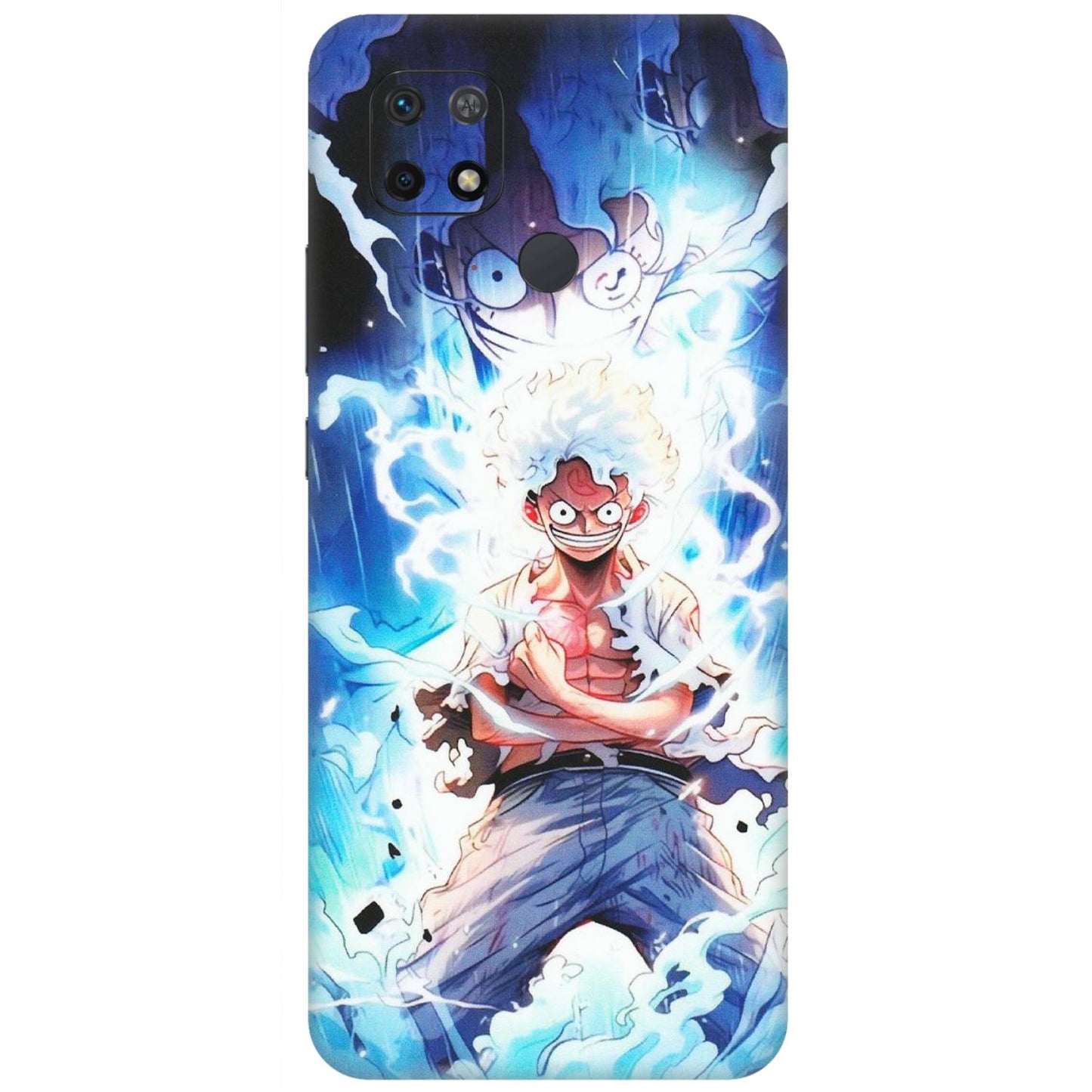 Xiaomi Redmi Phone Skins (All Models) - Blue Thunder Luffy Anime - Matte Finish (M-132) Redmi 10