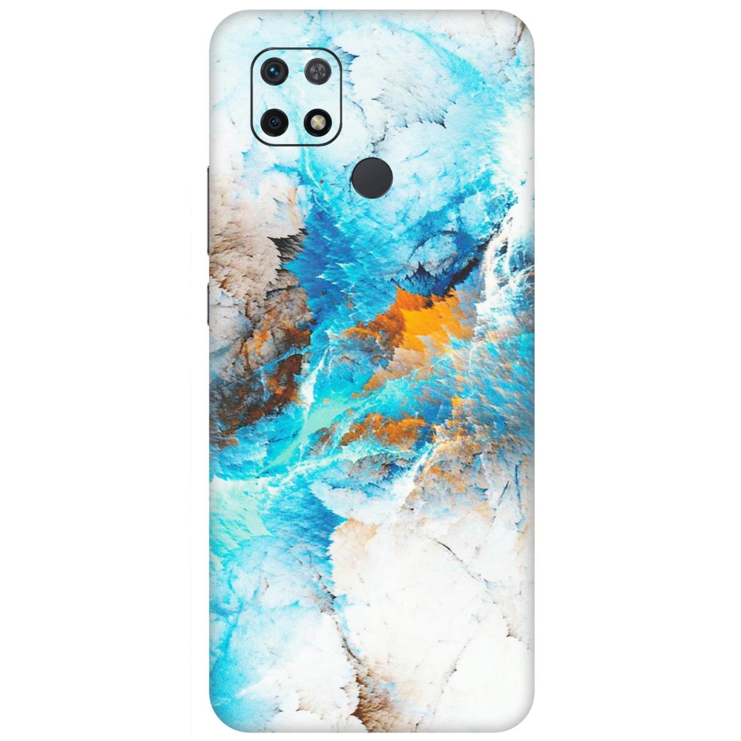 Xiaomi Redmi Phone Skins (All Models) - Blue Waves Abstract - Matte Finish (M-19) Redmi 10