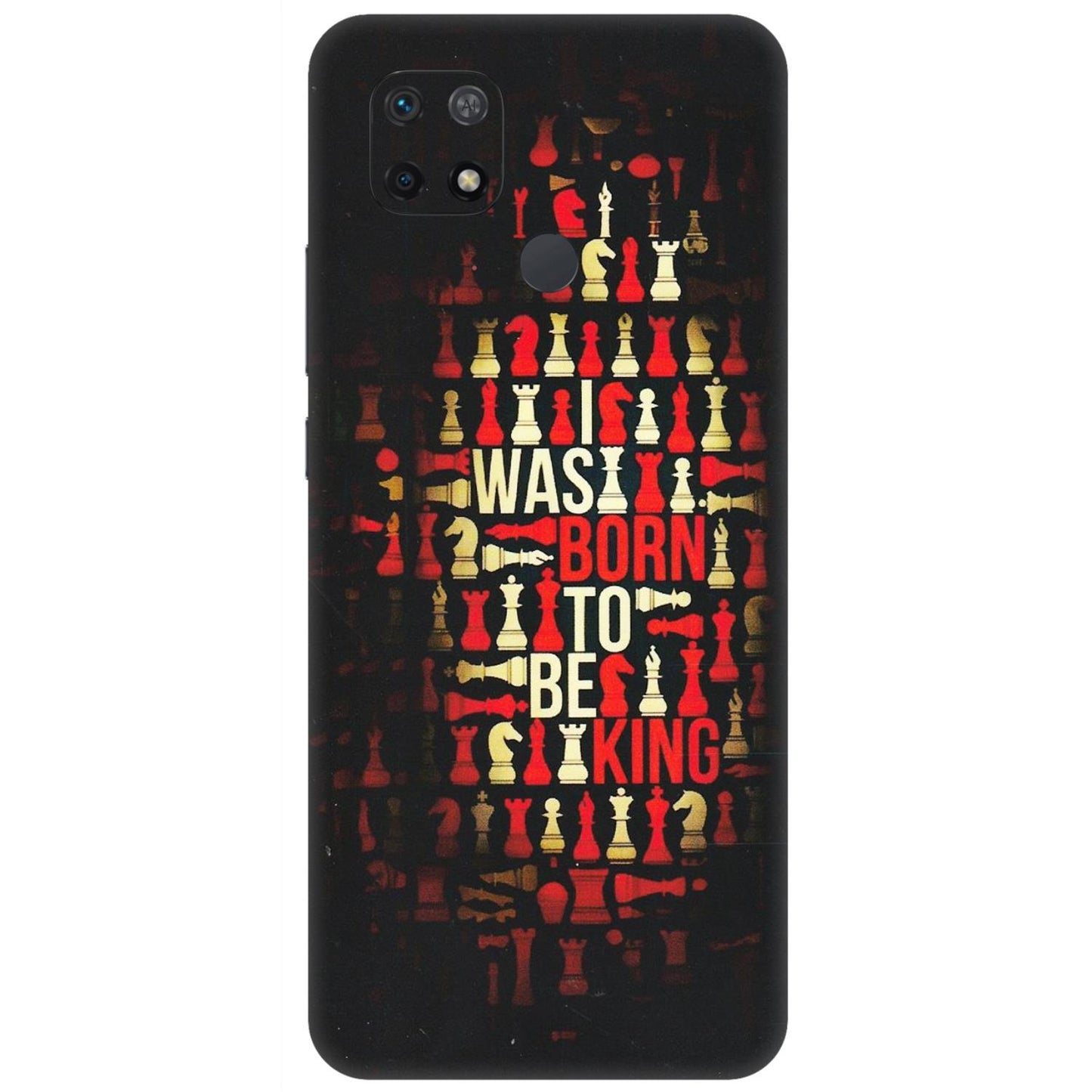 Xiaomi Redmi Phone Skins (All Models) - Born To Be King - Matte Finish (M-73) Redmi 10