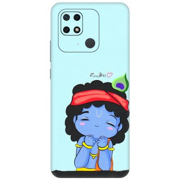 Xiaomi Redmi Phone Skins (All Models) - Radhe Radhe Cute Toon - 3D Embossed Finish (L-05) Redmi 10 Power