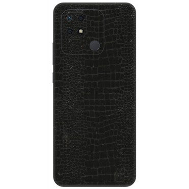 Xiaomi Redmi Phone Skins (All Models) - Snake Leather Black - 3D Embossed Finish (L-107) Redmi 10 Power