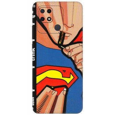 Xiaomi Redmi Phone Skins (All Models) - Superman Sutta - 3D Embossed Finish (L-130) Redmi 10 Power
