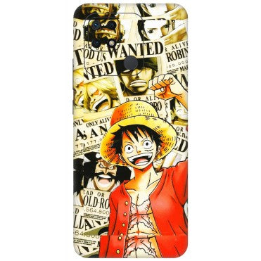Xiaomi Redmi Phone Skins (All Models) - Luffy Anime - 3D Embossed Finish (L-177) Redmi 10 Power