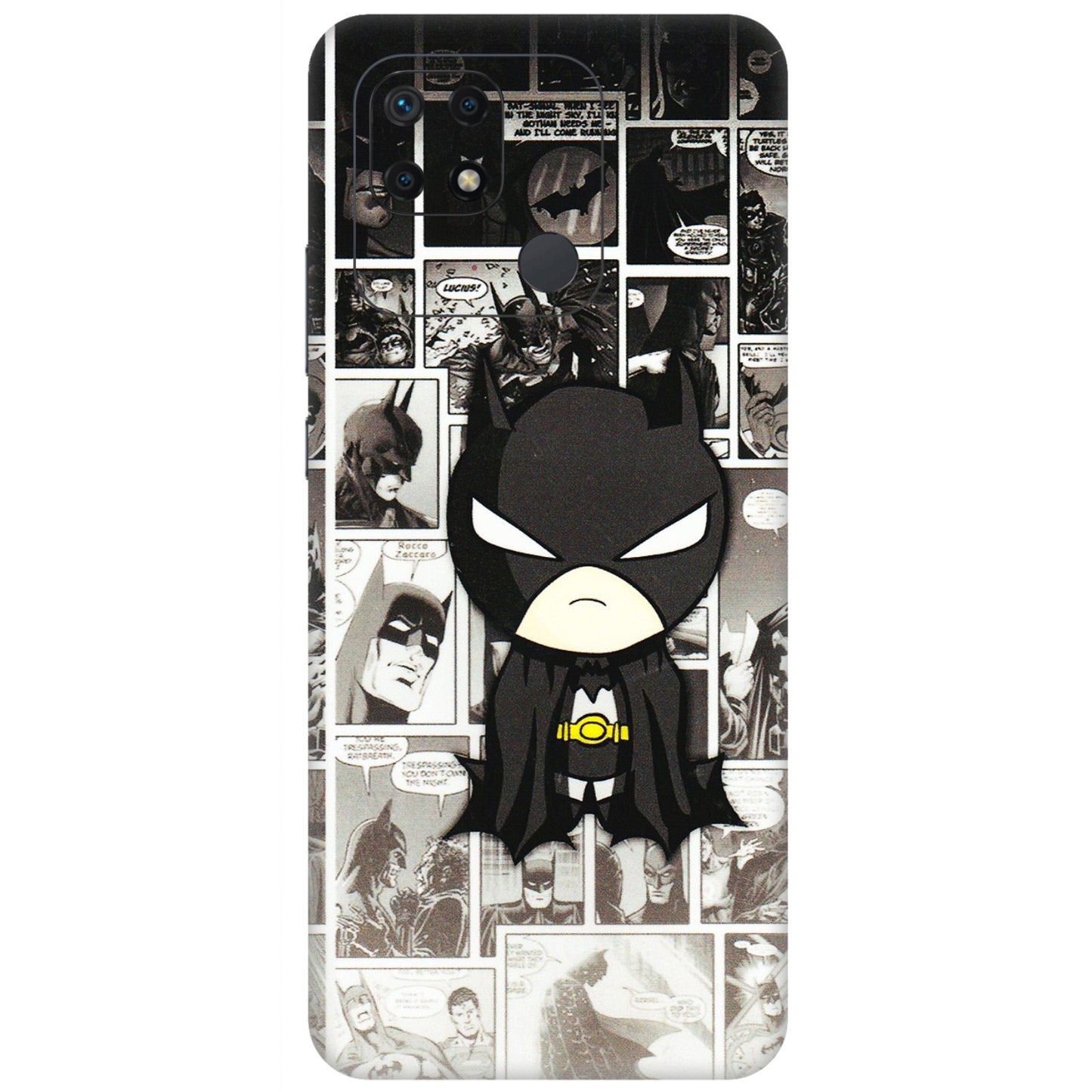Xiaomi Redmi Phone Skins (All Models) - Toon Batman - 3D Embossed Finish (L-182) Redmi 10 Power