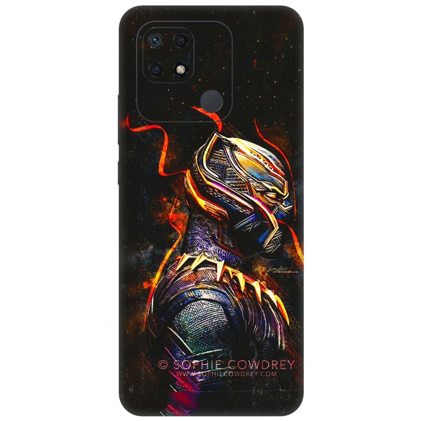Xiaomi Redmi Phone Skins (All Models) - Black Panther - 3D Embossed Finish (L-190) Redmi 10 Power