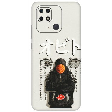 Xiaomi Redmi Phone Skins (All Models) - Obito Anime Eye - 3D Embossed Finish (L-19) Redmi 10 Power