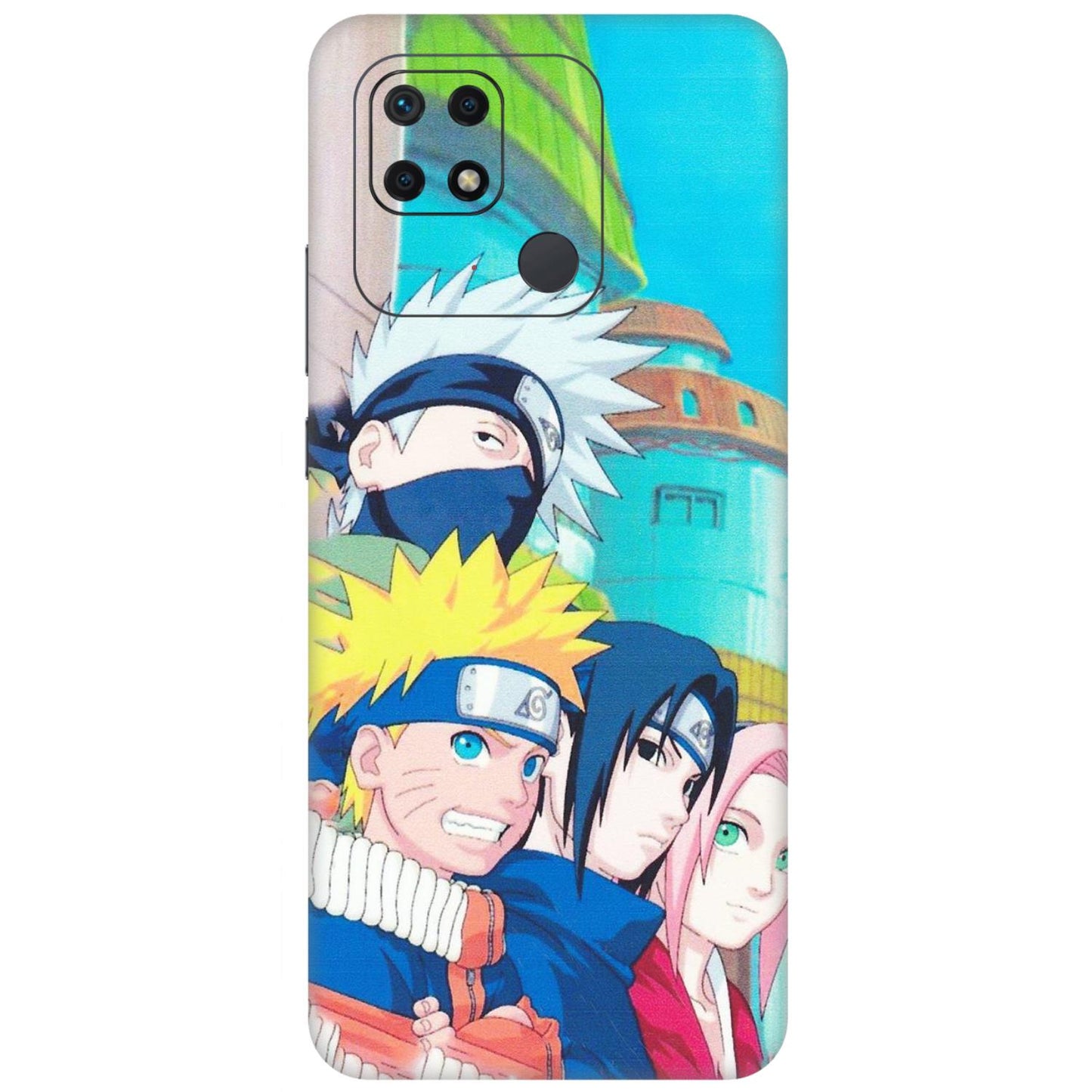 Xiaomi Redmi Phone Skins (All Models) - Team Minato And Kakashi - Matte Finish (M-101) Redmi 10 Power