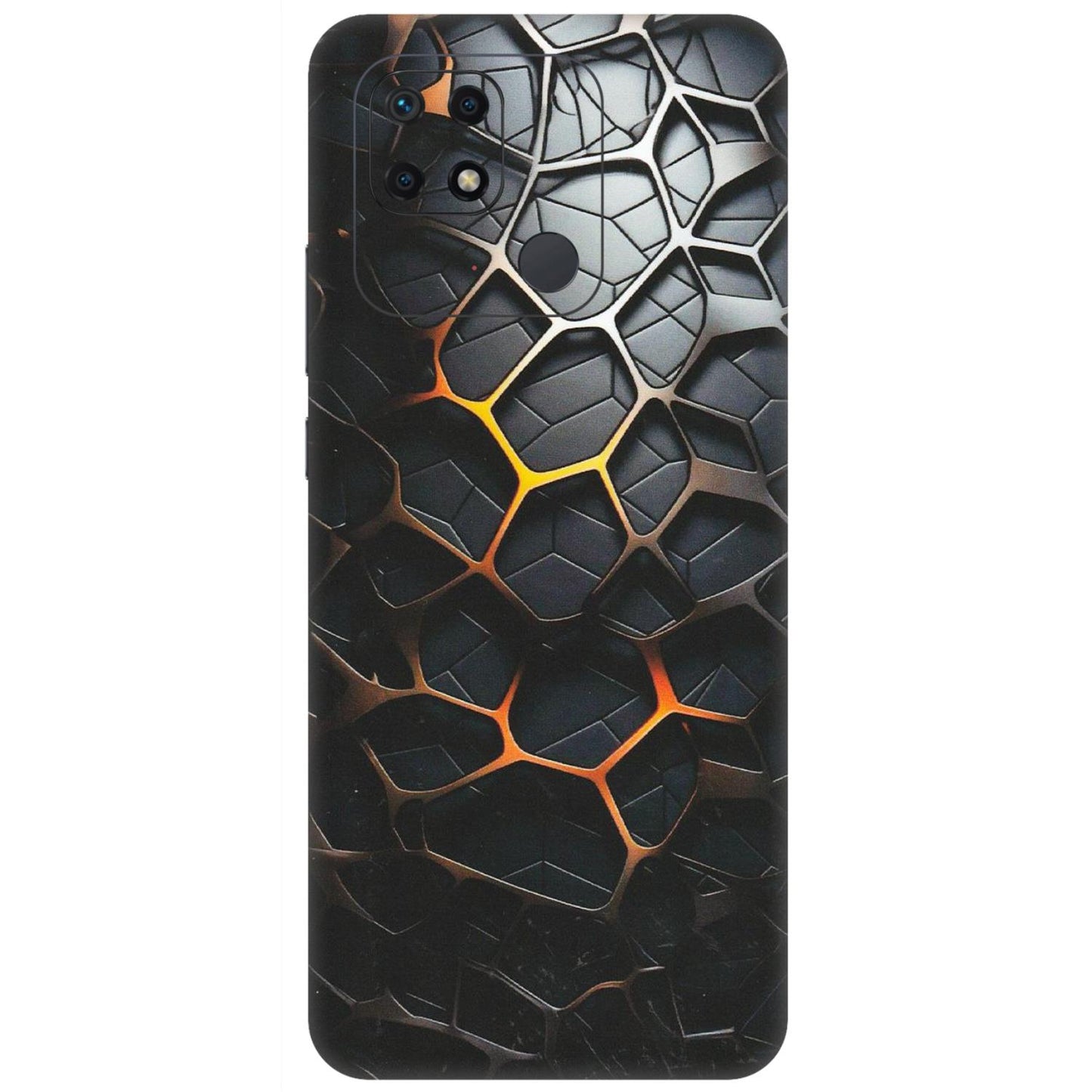 Xiaomi Redmi Phone Skins (All Models) - New Abstract Graphite Tiles - Matte Finish (M-130) Redmi 10 Power