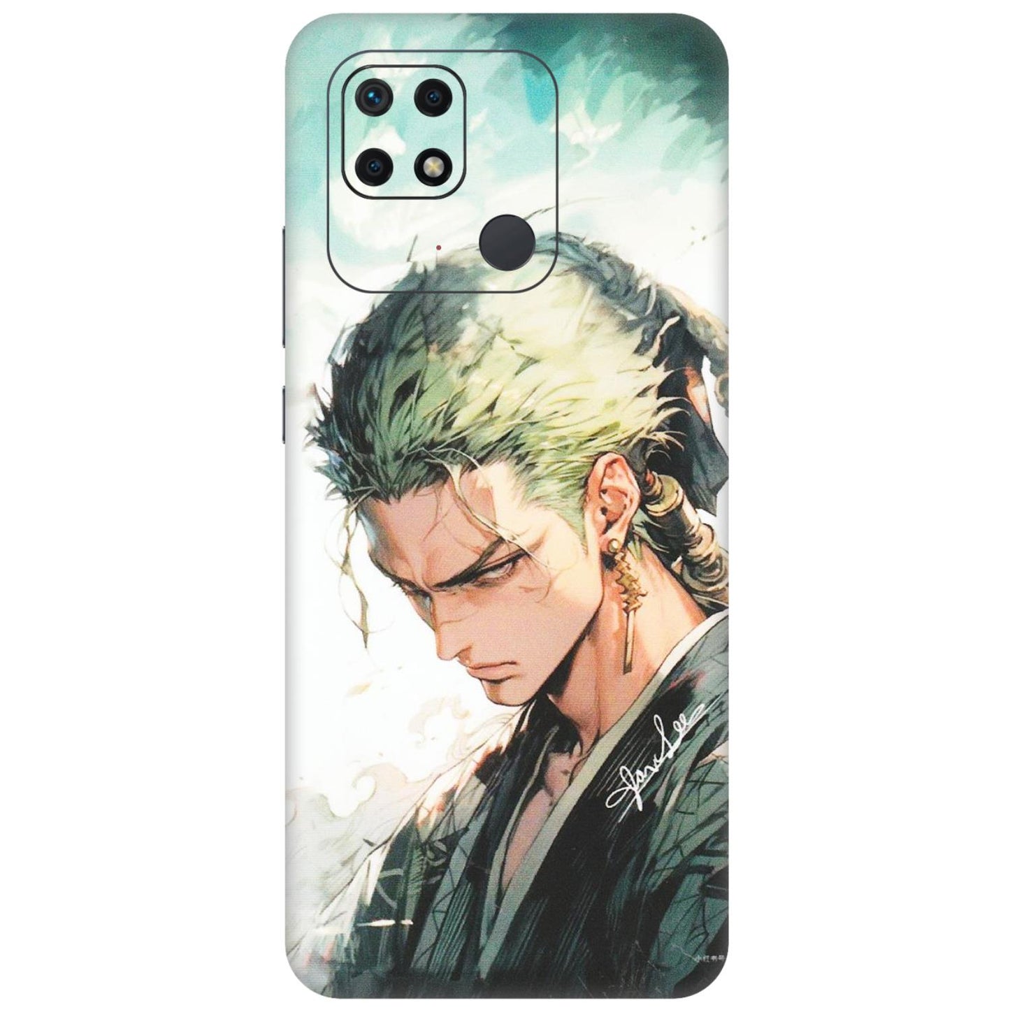 Xiaomi Redmi Phone Skins (All Models) - Pirate Hunter One Piece Anime - Matte Finish (M-157) Redmi 10 Power
