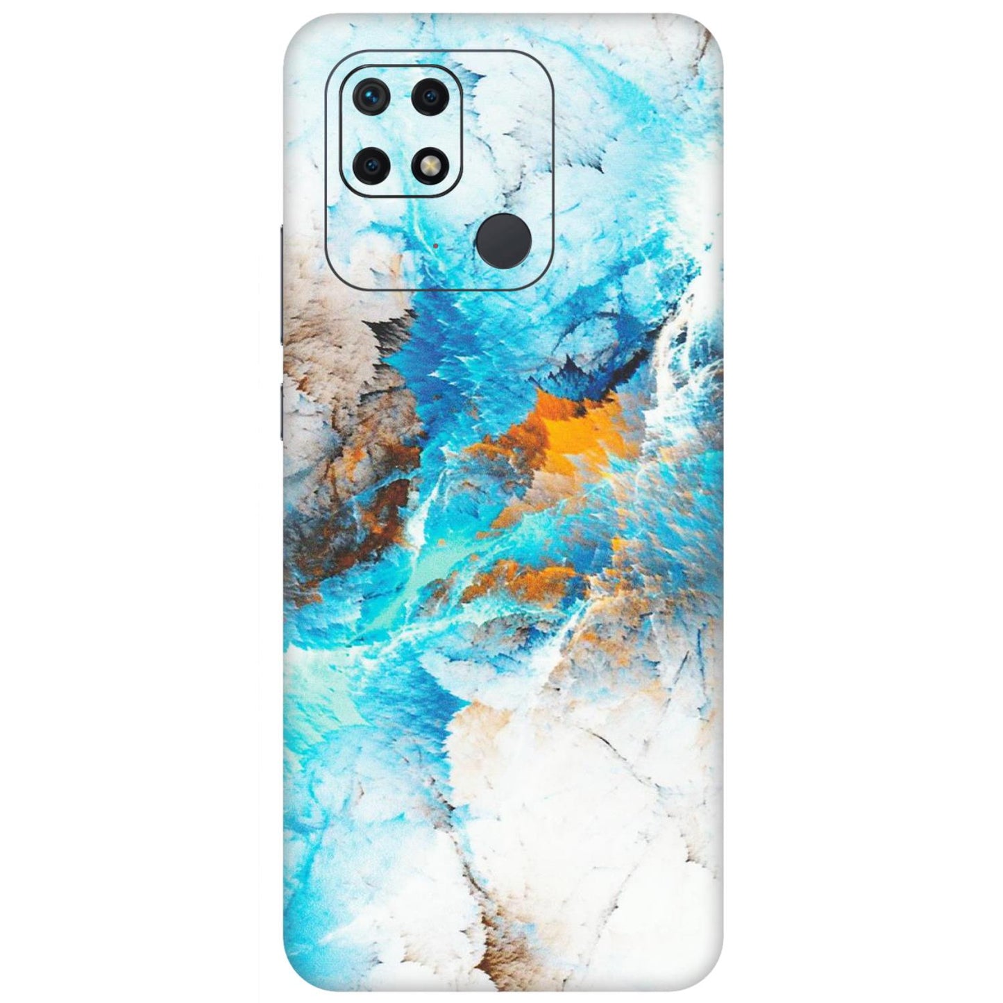 Xiaomi Redmi Phone Skins (All Models) - Blue Waves Abstract - Matte Finish (M-19) Redmi 10 Power