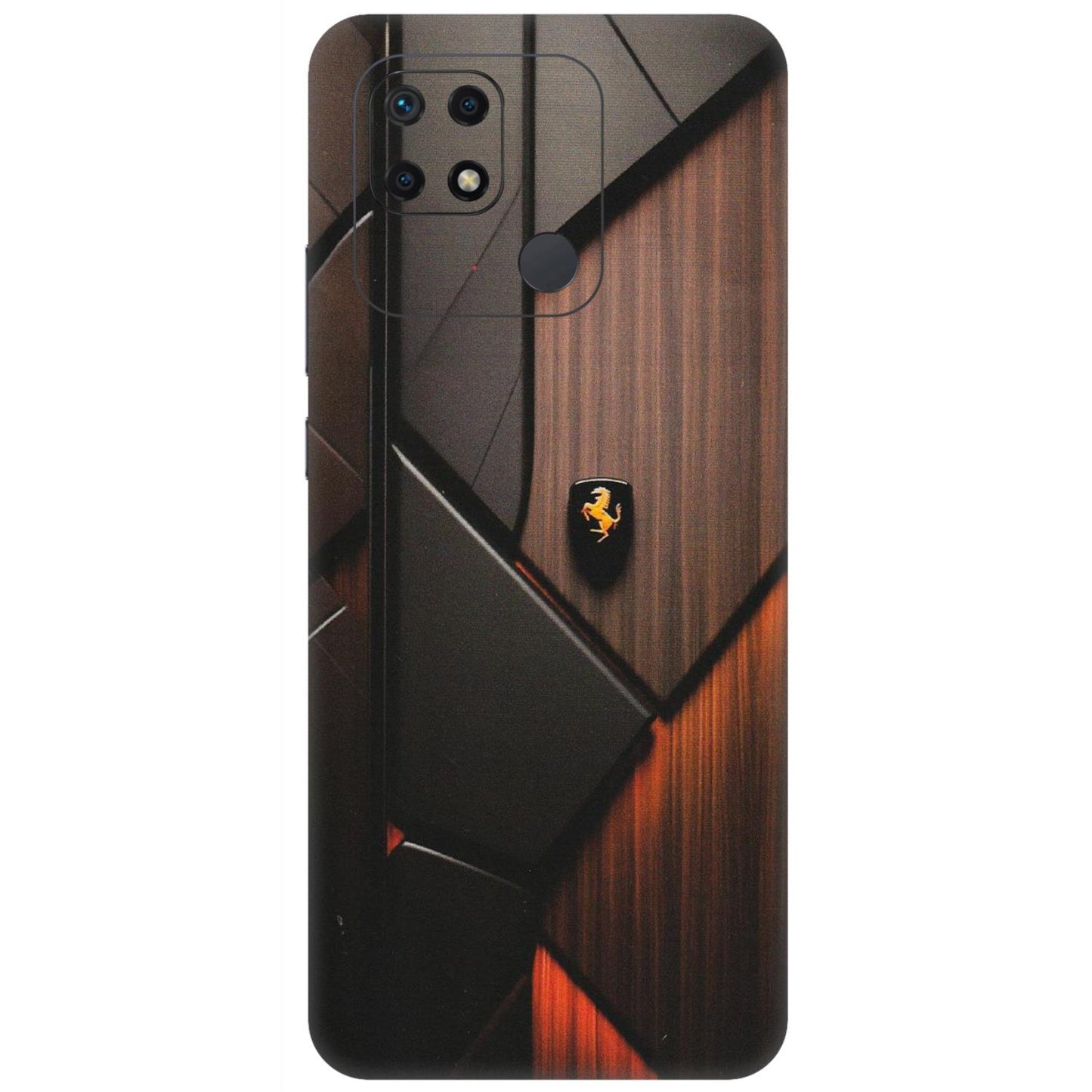 Xiaomi Redmi Phone Skins (All Models) - Lambo Beauty Wood Pattern Sober - Matte Finish (M-51) Redmi 10 Power
