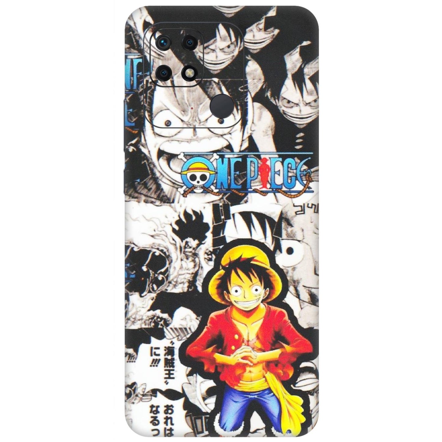 Xiaomi Redmi Phone Skins (All Models) - One Piece B&W - Matte Finish (M-63) Redmi 10 Power