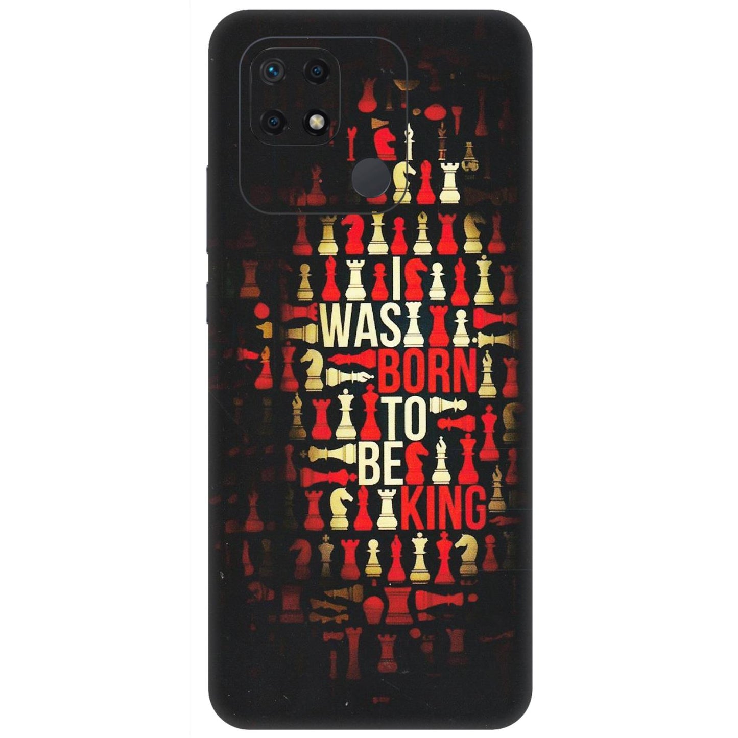 Xiaomi Redmi Phone Skins (All Models) - Born To Be King - Matte Finish (M-73) Redmi 10 Power