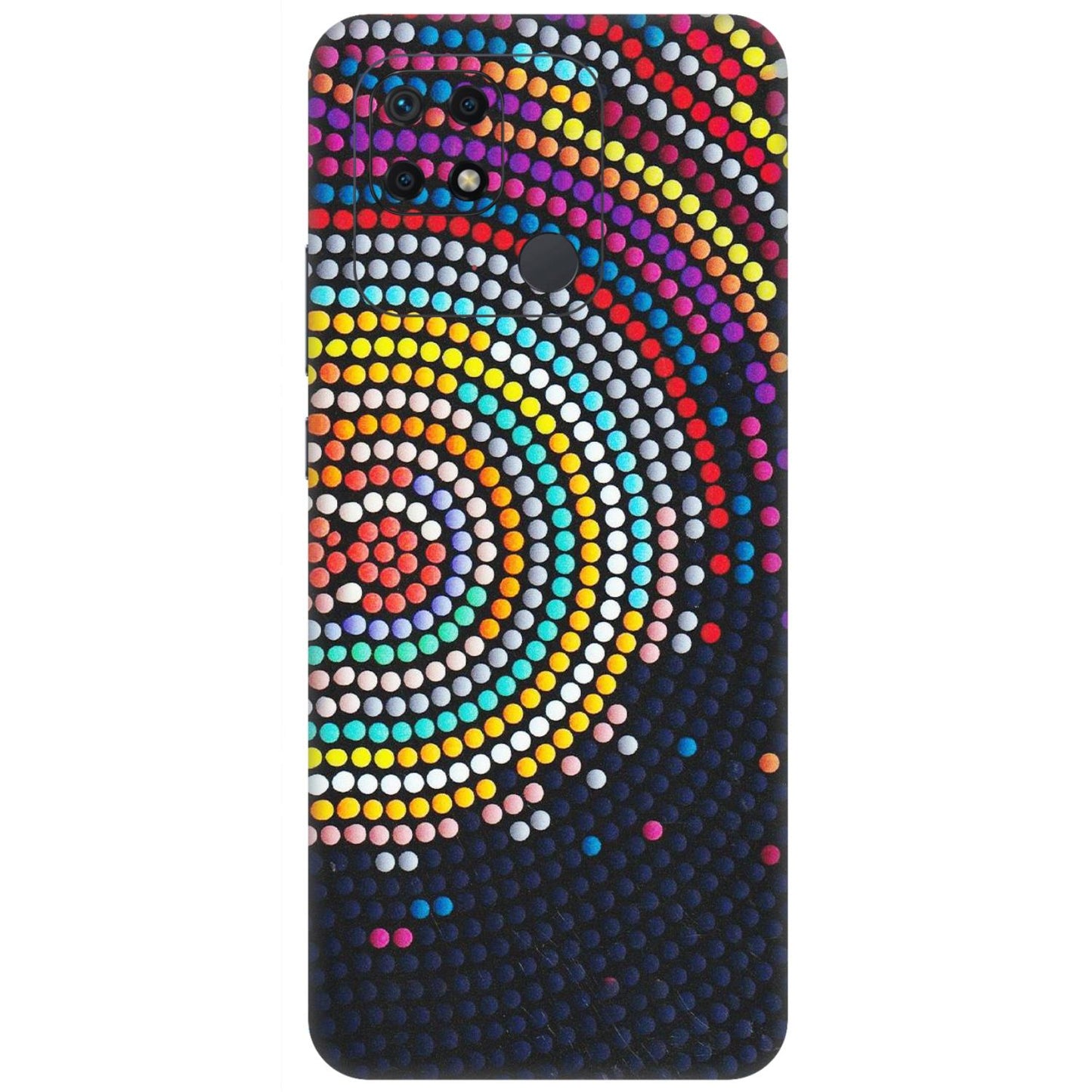 Xiaomi Redmi Phone Skins (All Models) - Rainbow Dot Mandala - Matte Finish (M-97) Redmi 10 Power