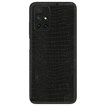 Xiaomi Redmi Phone Skins (All Models) - Snake Leather Black - 3D Embossed Finish (L-107) Redmi 10 Prime