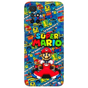 Xiaomi Redmi Phone Skins (All Models) - Super Mario Kart - 3D Embossed Finish (L-140) Redmi 10 Prime