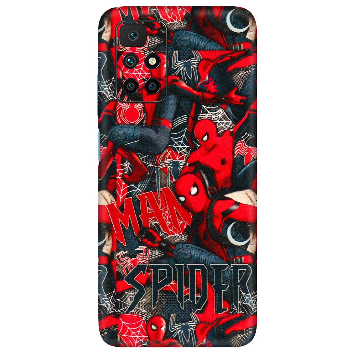Xiaomi Redmi Phone Skins (All Models) - SpiderMan Cool - 3D Embossed Finish (L-188) Redmi 10 Prime