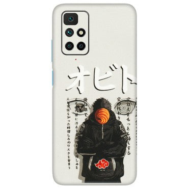 Xiaomi Redmi Phone Skins (All Models) - Obito Anime Eye - 3D Embossed Finish (L-19) Redmi 10 Prime