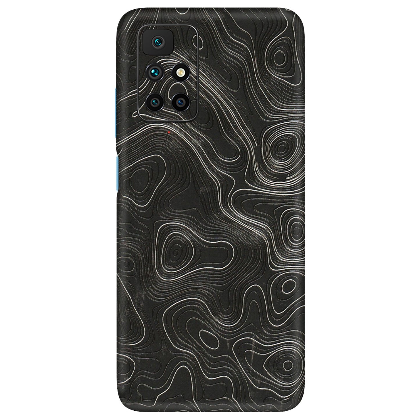 Xiaomi Redmi Phone Skins (All Models) - Abstract White Line Map - 3D Embossed Finish (L-269) Redmi 10 Prime