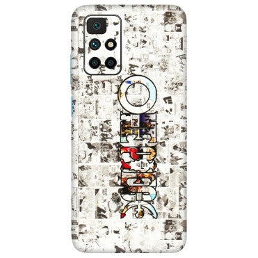 Xiaomi Redmi Phone Skins (All Models) - One Piece Manga - 3D Embossed Finish (L-26) Redmi 10 Prime