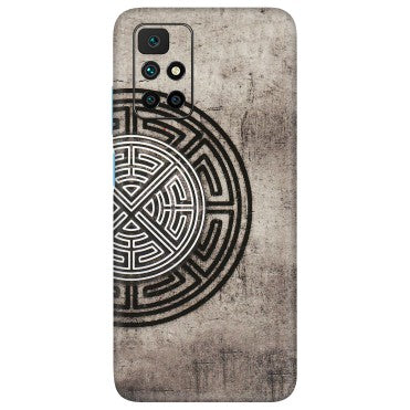 Xiaomi Redmi Phone Skins (All Models) - Mysterious Circular Design - 3D Embossed Finish (L-63) Redmi 10 Prime