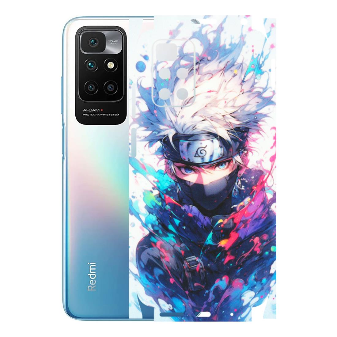 Xiaomi Redmi Phone Skins (All Models) - Naruto Face Mask - Matte Finish (M-03) Redmi 10 Prime