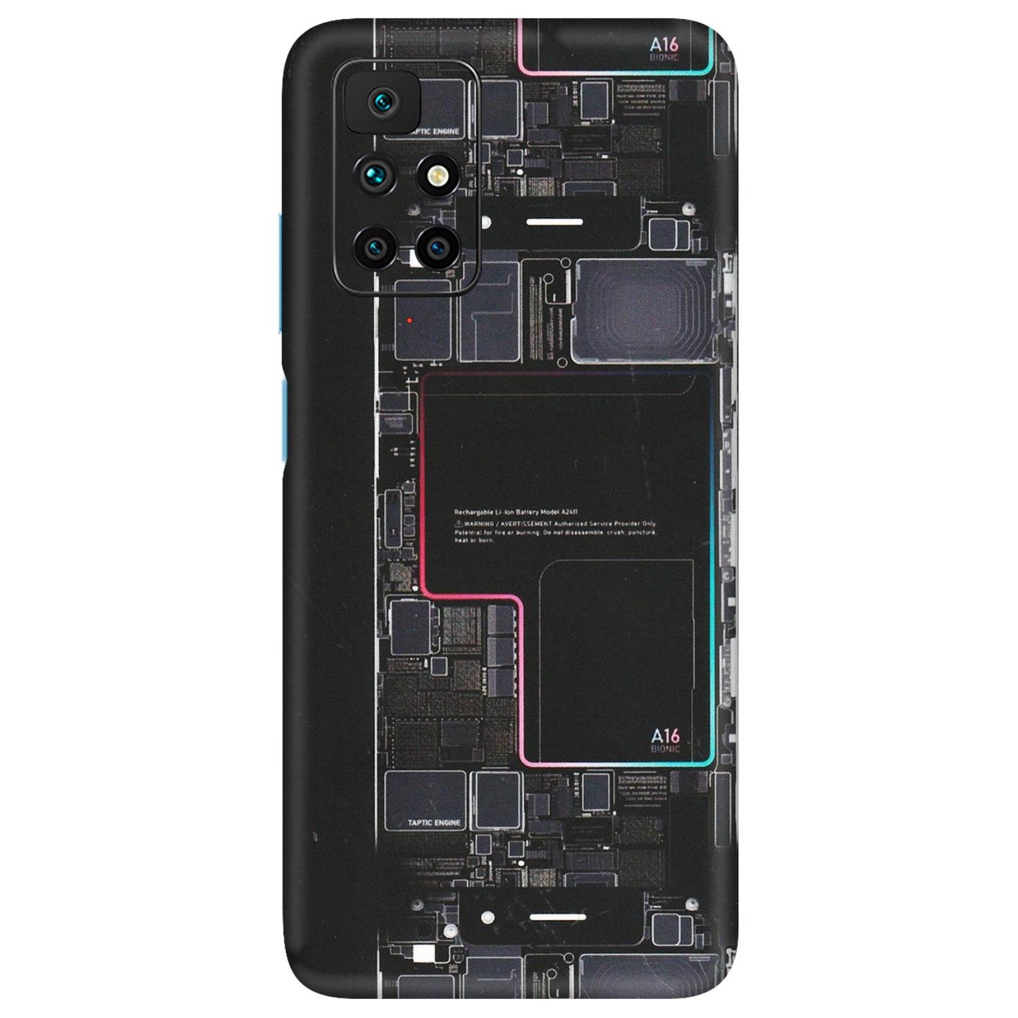 Xiaomi Redmi Phone Skins (All Models) - Motherboard Circuit Layout - Matte Finish (M-117) Redmi 10 Prime